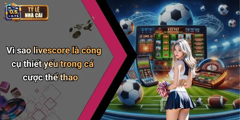 Vì sao livescore là công cụ thiết yếu trong cá cược thể thao