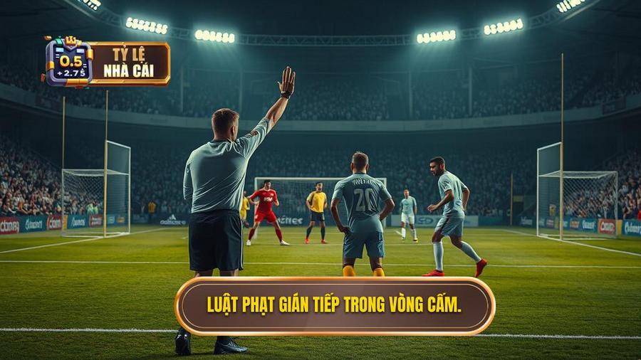 1. Luật phạt gián tiếp trong vòng cấm.