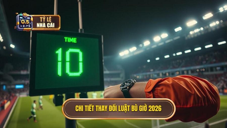 2. Chi tiết thay đổi Luật bù giờ 2026