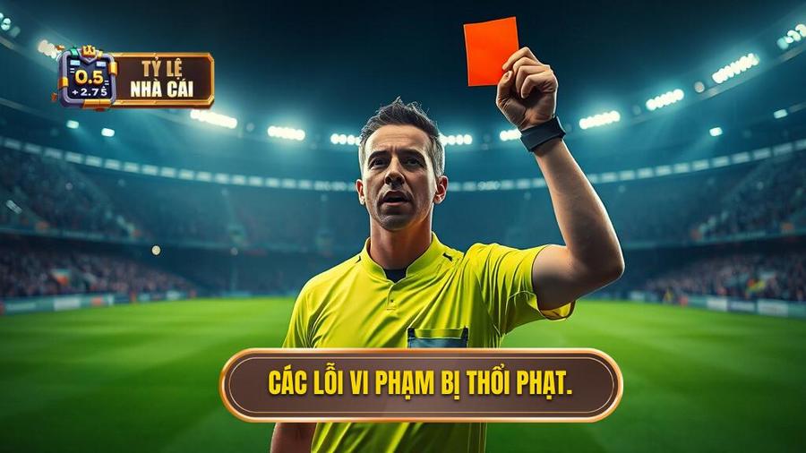 3. Các lỗi vi phạm bị thổi phạt.