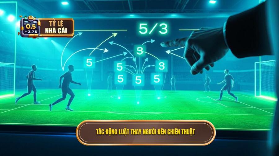 3. Tác động luật thay người đến chiến thuật