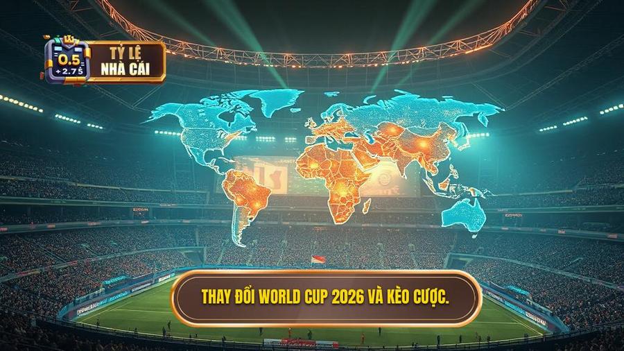 Tổng quan về sự thay đổi của World Cup 2026 và tác động đến kèo cượcTổng quan về sự thay đổi của World Cup 2026 và tác động đến kèo cược