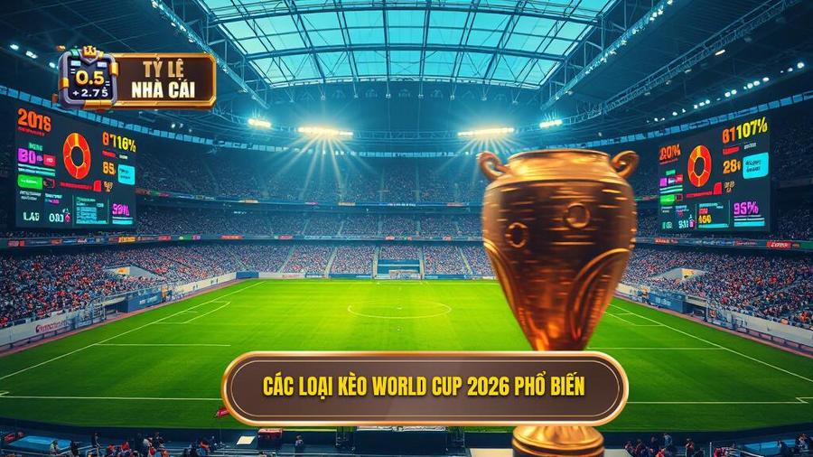 Các loại tỷ lệ kèo World Cup 2026 phổ biến nhất