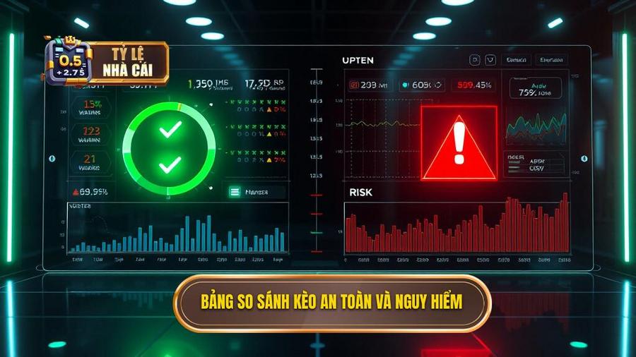Bảng phân tích: Dấu hiệu nhận biết kèo an toàn và kèo nguy hiểm