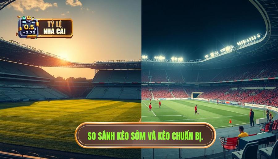 Bảng so sánh Kèo sớm và Kèo chuẩn bị ra sân